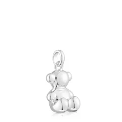 Pingente urso médio Bold Bear em prata