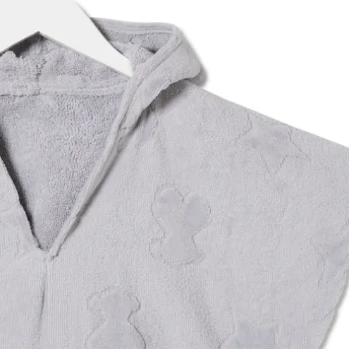 Poncho de tecido atoalhado Rus MS Cinzento