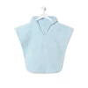Poncho de tecido atoalhado Rus MS Azul Celeste