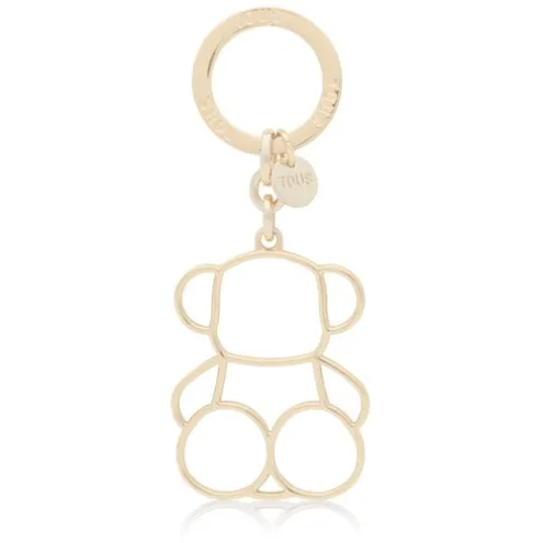 Porta-chaves Silhouette dourado Bold Bear