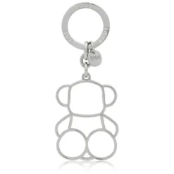 Porta-chaves Silhouette prateado Bold Bear