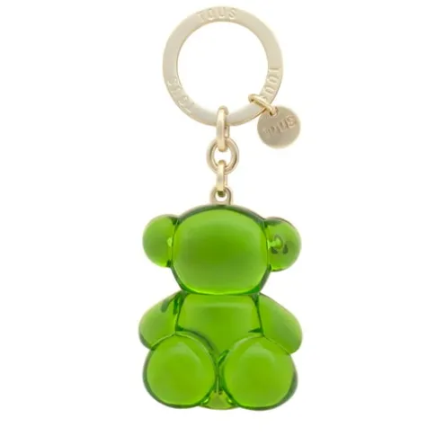 Porta-chaves verde-escuro half Bold Bear