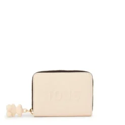 Porta-moedas bege TOUS La Rue New