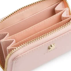 Porta-moedas médio Dorp antique rosa