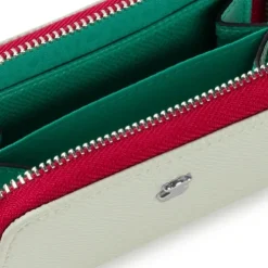 Porta-moedas médio New Dubai bege e menta