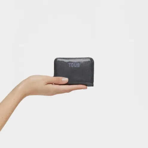 Porta-moedas preto New Dorp