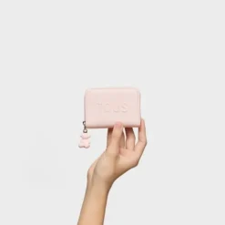 Porta-moedas rosa-claro TOUS Brenda