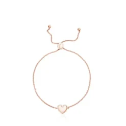 Pulseira Areia em prata vermeil rosa e pérolas