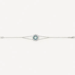 Pulseira ATELIER Mandala em Ouro branco com Topázios