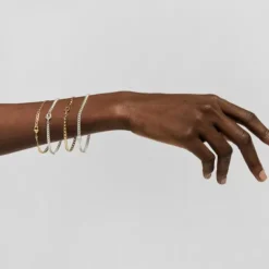 Pulseira barbada em prata TOUS MANIFESTO