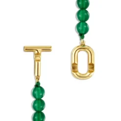 Pulseira com banho de ouro de 18 K sobre prata e calcedónias tratadas TOUS MANIFESTO