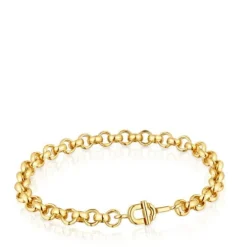 Pulseira corrente banhada a ouro 17,5 cm TOUS MANIFESTO