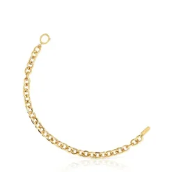 Pulseira corrente banhada a ouro de 18 K sobre prata TOUS Basics