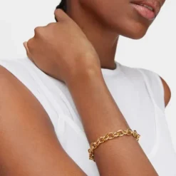 Pulseira corrente banhada a ouro de 18 K sobre prata TOUS Basics