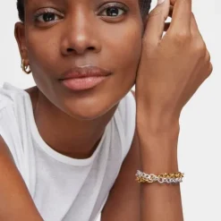 Pulseira corrente banhada a ouro de 18 K sobre prata TOUS Basics