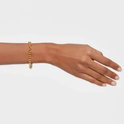 Pulseira corrente banhada a ouro de 18 K sobre prata TOUS Basics