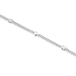 Pulseira corrente em prata motivos Bold Motif
