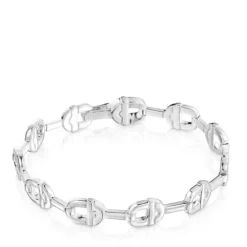 Pulseira corrente logo em prata TOUS MANIFESTO
