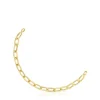 Pulseira corrente XL banhada a ouro 18 K sobre prata Hold Oval