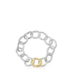 Pulseira de argolas TOUS Hav bicolor