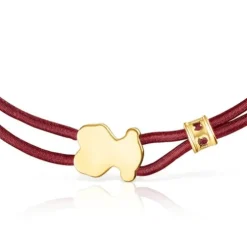 Pulseira elástica Sweet Dolls bordeaux