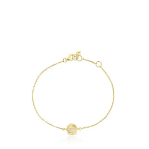 Pulseira em ouro e diamantes Iris Motif