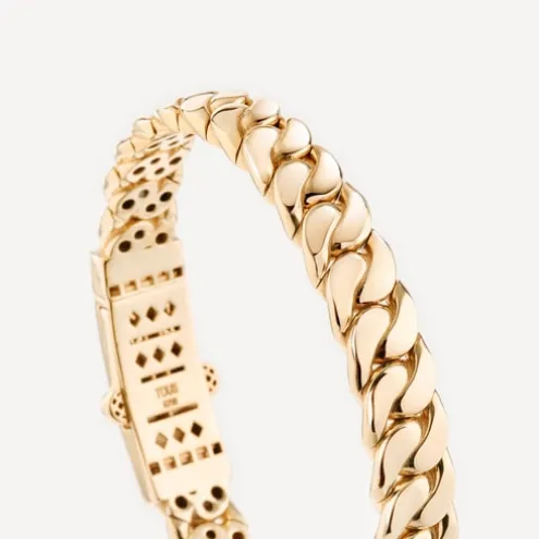 Pulseira em ouro entrançado grande TOUS ATELIER