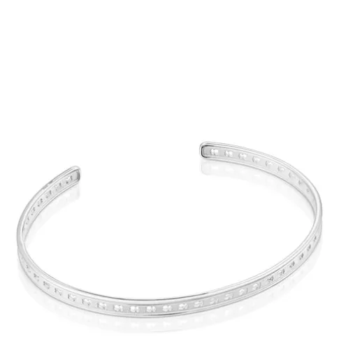 Pulseira em prata com silhuetas TOUS Bear Row