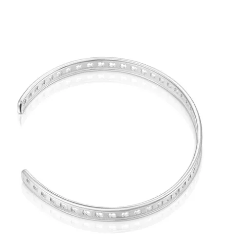 Pulseira em prata com silhuetas TOUS Bear Row