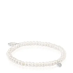 Pulseira em prata e pérolas TOUS Icon Color