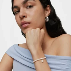 Pulseira em prata e pérolas TOUS Icon Color