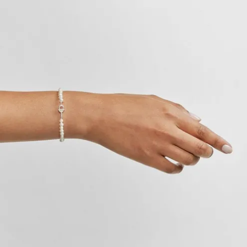 Pulseira em prata e pérolas cultivadas TOUS MANIFESTO