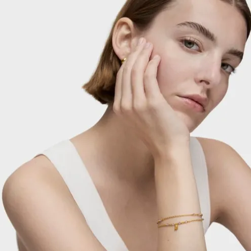 Pulseira em prata vermeil e ametista Bold Bear