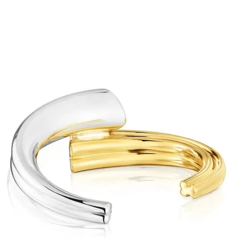 Pulseira escrava bicolor com motivo urso TOUS 1950