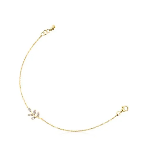 Pulseira Gem Power em Ouro com Diamantes