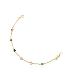 Pulseira Glory em Prata Vermeil com Pedras Preciosas