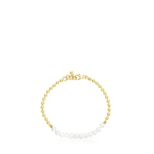 Pulseira Gloss em Prata vermeil e Pérolas
