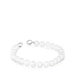 Pulseira Hold de Pérolas e Prata