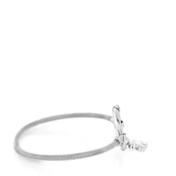 Pulseira Hold em Prata e Aço
