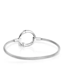 Pulseira Hold em Prata e Aço