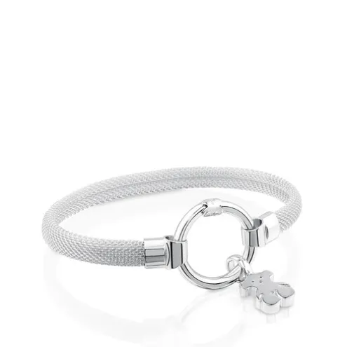 Pulseira média Hold em Prata
