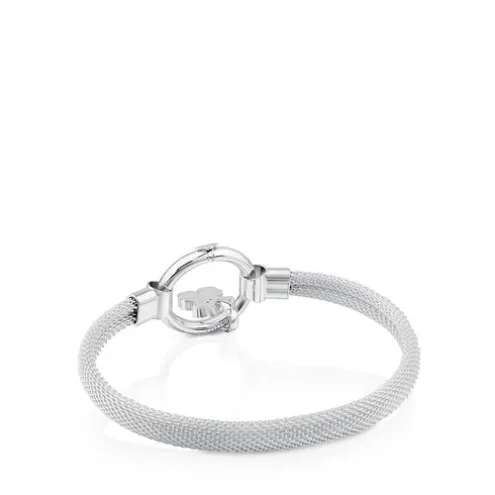 Pulseira média Hold em Prata