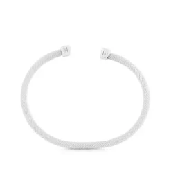 Pulseira Mesh em Prata.