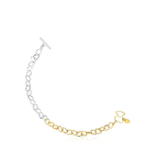 Pulseira motivo de urso TOUS Carrusel bicolor