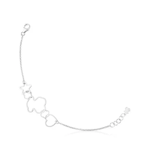 Pulseira New Silueta de Prata