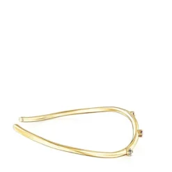 Pulseira oval Magic Nature em prata vermeil e pedras preciosas