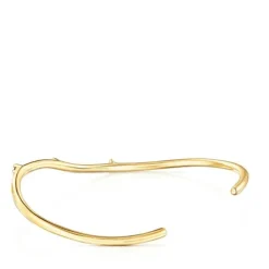 Pulseira oval Magic Nature em prata vermeil e pedras preciosas