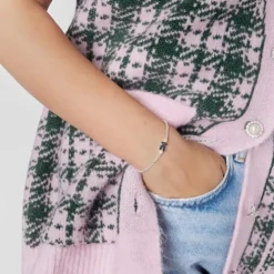 Pulseira Real Sisy em Prata e Pérolas