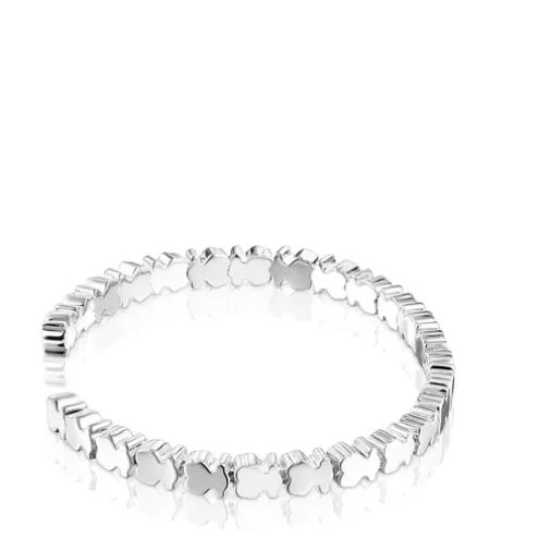 Pulseira Straight ursos em Prata