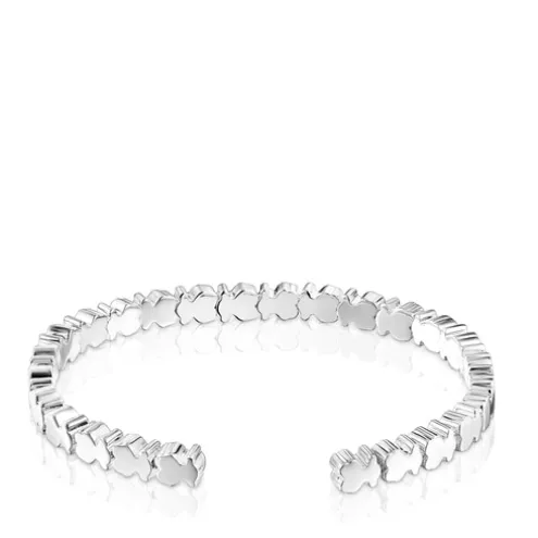 Pulseira Straight ursos em Prata